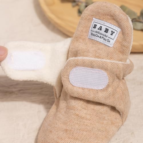 HsdsBebe Unisex Newborn Baby Cotton Booties Non-Slip Sole - Image 6