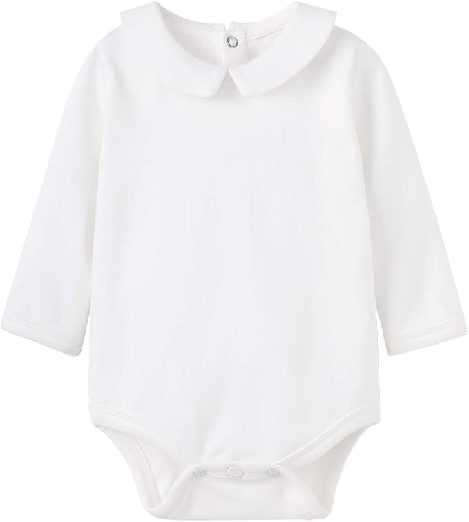 pureborn Baby Romper Bodysuits 2-Pack Unisex Soft Cotton One-Piece Outfit - Image 4