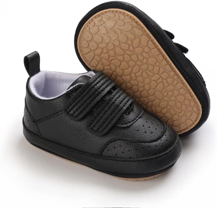 Clowora Baby Boys Girls Shoes Non-Slip Rubber Sole Sneakers Infant First Walking Toddler Crib Shoes Newborn Loafers Flats.