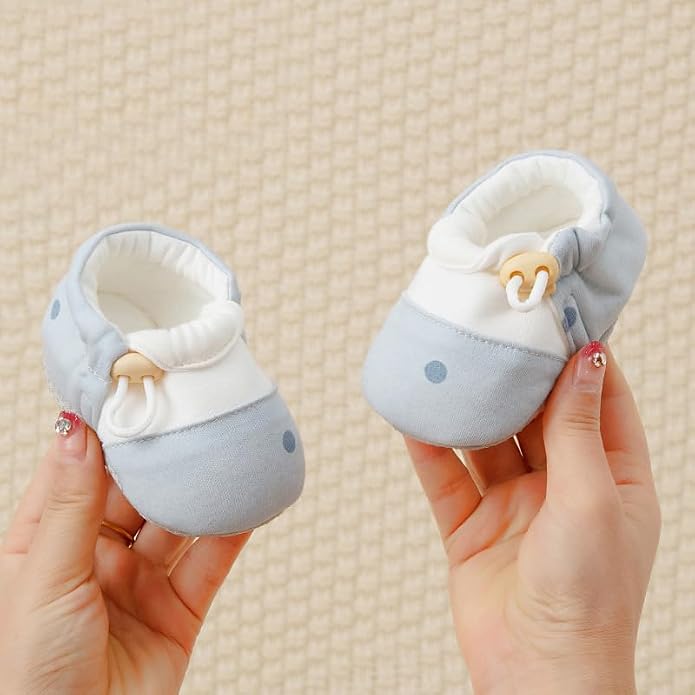 Baby Booties Toddler Cozy First Walking Boots Stay-on Soft Cozy Cotton Non-Slip - Image 2