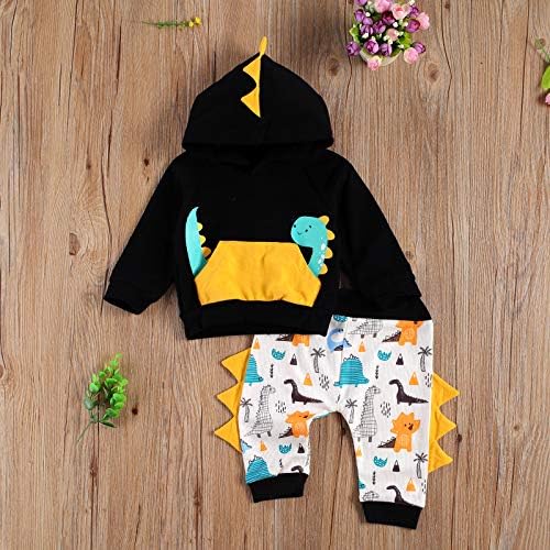 Sasaerucure Baby Boy Dinosaur Hoodie Sweatshirt - Image 7