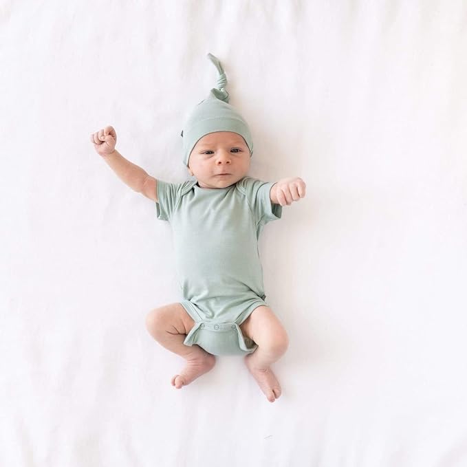 KYTE BABY Unisex Bamboo Rayon Baby Beanie Soft Knotted Cap - Image 2