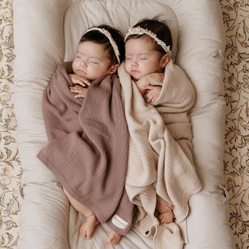 100% Organic Cotton Baby Blanket – Luxury Stretch Ribbed Knit, Breathable - Image 6