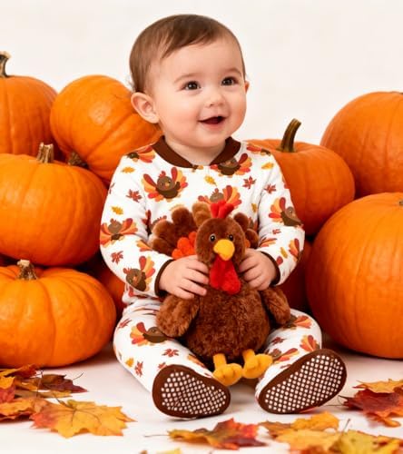 uideazone Baby Girls Footed Pajamas, Zip Sleeper - Image 5