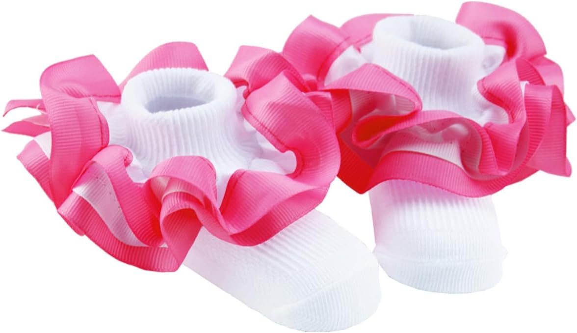 PrinceSasa Little Baby Girl Princess Lace Ruffles Socks Set - Image 5