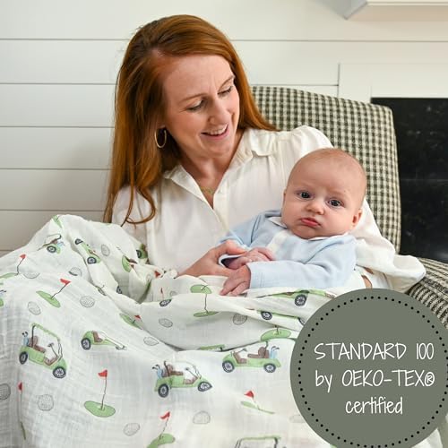 LollyBanks 100% Organic Cotton Muslin Swaddle Blanket, Soft Baby Blankets | 2 - Image 6