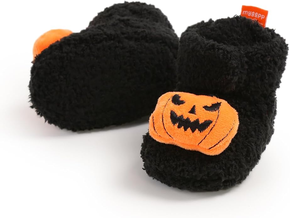 Ohwawadi Infant Baby Boys Girls Slippers Cozy Fleece Booties Soft Bottom Warm - Image 4