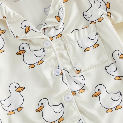 Kuriozud Baby Girl Boy Romper Pajamas Onesie Short Sleeve Button Down Pjs - Image 7