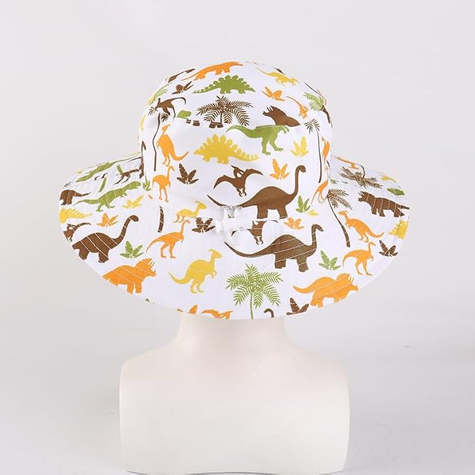 LANGZHEN Sun Protection Hat for Kids Toddler Boys Girls Wide Brim Summer - Image 4