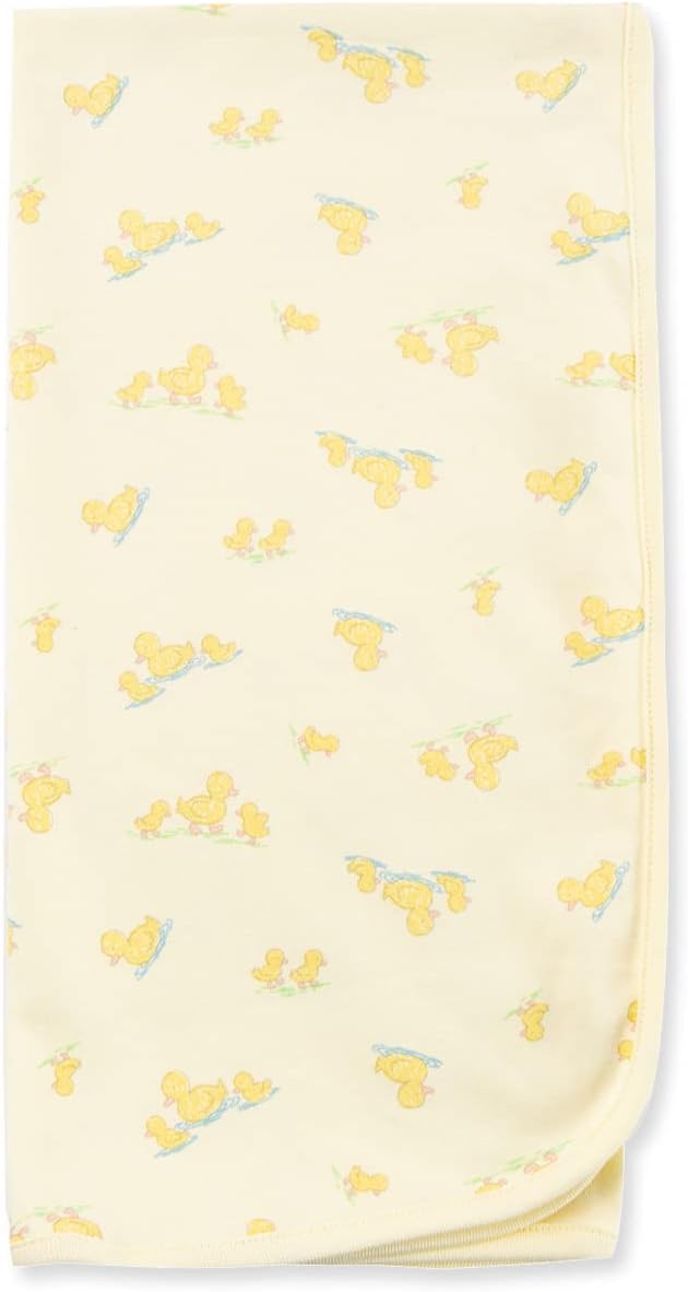Little Me Blankets for Baby Gender Neutral Duckies Swaddling Receiving Blanket - Image 2