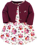 Hudson Baby Infant and Toddler Girls Cotton Dress and Cardigan Set by HudsonBaby