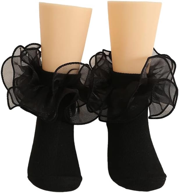 Newborn Baby-girls Socks and Bow Infant Toddler Ankle Socks - Image 7