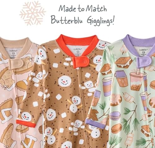 Butterblu Scout Sleep & Play 100% Organic Cotton Footed Zip Front PJs | GOTS - Image 6