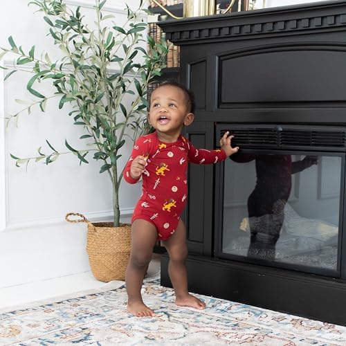 KYTE BABY Soft Bamboo from Rayon Long Sleeve Unisex Bodysuit, 0-24 Months - Image 2