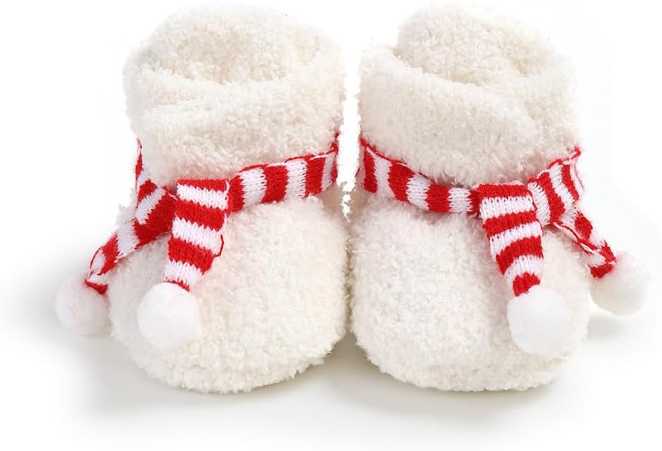Baby Booties Cozy Fleece Slippers Soft Baby Shoes - Image 7
