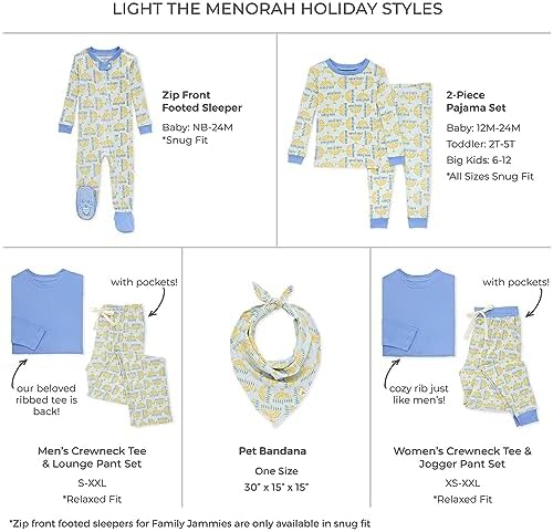 Burt's Bees Baby Matching Family Jammies, Organic Cotton, Holiday Pajamas - Image 2