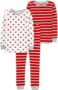 Simple Joys by Carter's Baby 3-Piece Snug-fit Cotton Holiday Pajama Set by SimpleJoysbyCarters