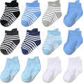 Aroveea Toddler Socks Non Slip Grip Ankle Baby 12 Pack by Aroveea