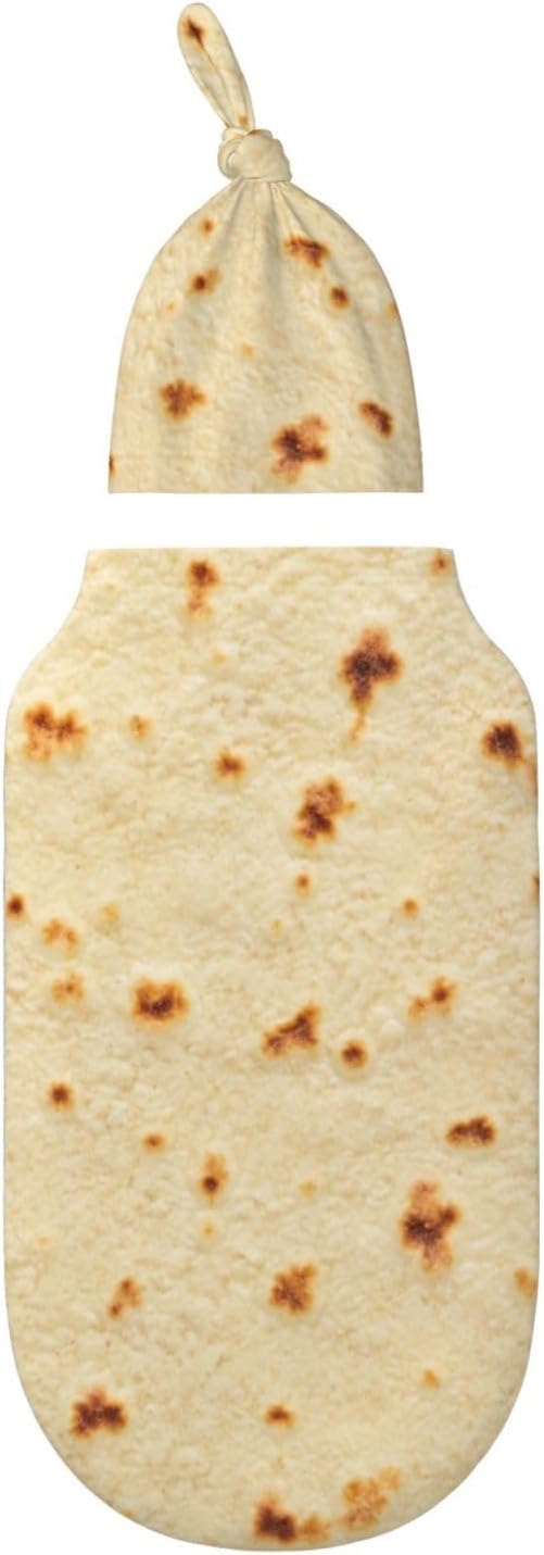 Tortilla Swaddle Blankets Soft Receiving Blanket Burrito Baby Swaddle Wrap - Image 2