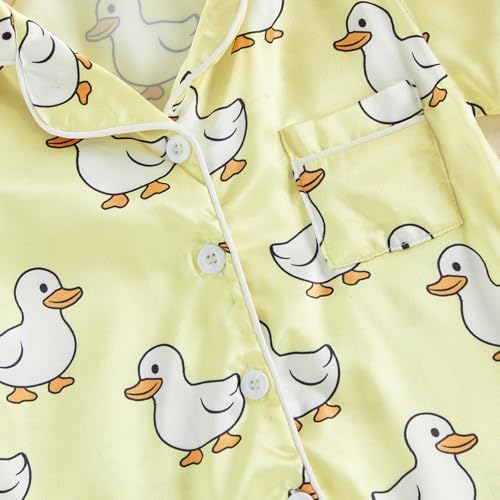 Kuriozud Baby Girl Boy Romper Pajamas Onesie Short Sleeve Button Down Pjs - Image 7