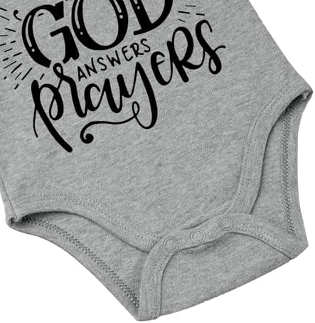 listery I'M Proof That God Answers Prayers Baby Bodysuit Baby Religious Infant - Image 4