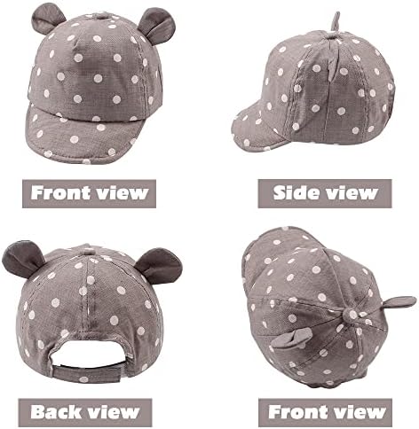JANGANNSA Baby Duck Cap Infant Kids Sun Hat Bear Cute Cartoon Caps Spring Summer - Image 2