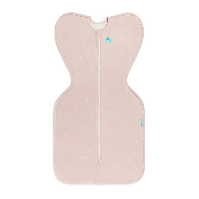 Love to Dream Swaddle UP, Baby Sleep Sack, Self-Soothing Swaddles for Newborns, Snug Fit Helps Calm Startle Reflex, New Born Essentials for Baby, 1.0 TOG, 13-19 lbs, Powder Pink Twinkle