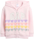 GAP Baby Girls' Playtime Favorite Logo Full Zip Hoodie Hooded Sweatshirt by GAP