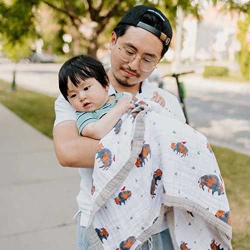 Little Unicorn Newborn Receiving Quilt | Ultra- Soft - Image 5