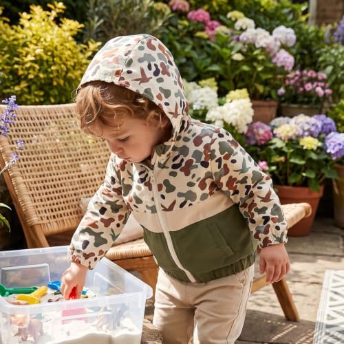 MERSARIPHY Toddler Boy Hoodies Jacket Baby Boy Lightweight Zip Up Coat - Image 3
