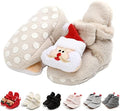 Baby Booties Cozy Fleece Slippers Soft Baby Shoes by GDSDYM