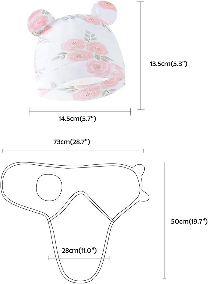 3-Pack Baby Swaddles for Newborns - Image 2
