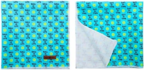 Lionet Paws Dog Bandana, Fabric Ball Dogs Kerchief - Image 4