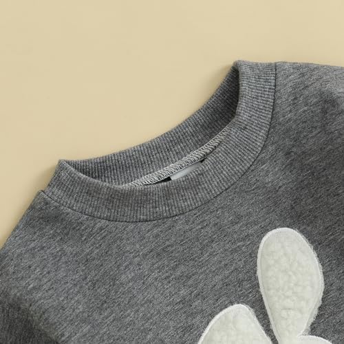 VISGOGO Newborn Infant Baby Boy Oversized Romper Sweater Bodysuits Coming Home - Image 5
