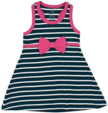 Hudson Baby Infant and Toddler Girls Cotton Dress and Cardigan Set - Image 2