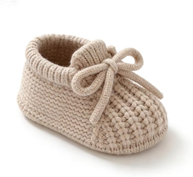 Newborn Shoes, Baby Girls Boys Hand Knit Booties, Photography Props, Photoshoot by Khocadw
