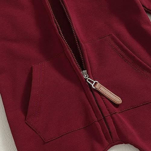 Fall Baby Clothes Newborn Boy Girl Hoodie Romper Long Sleeve Jumpsuit Winter - Image 6