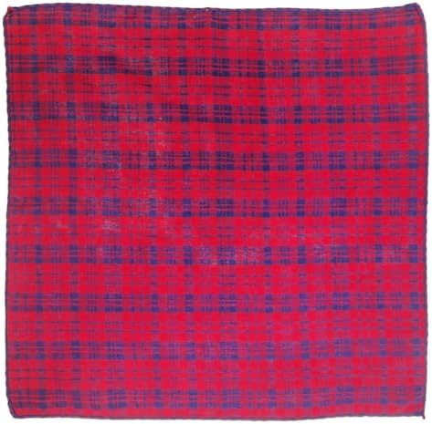 Double Layers Two Tones Dog Cotton Bandana Bibs Scarf DCB18 R&B - Image 6
