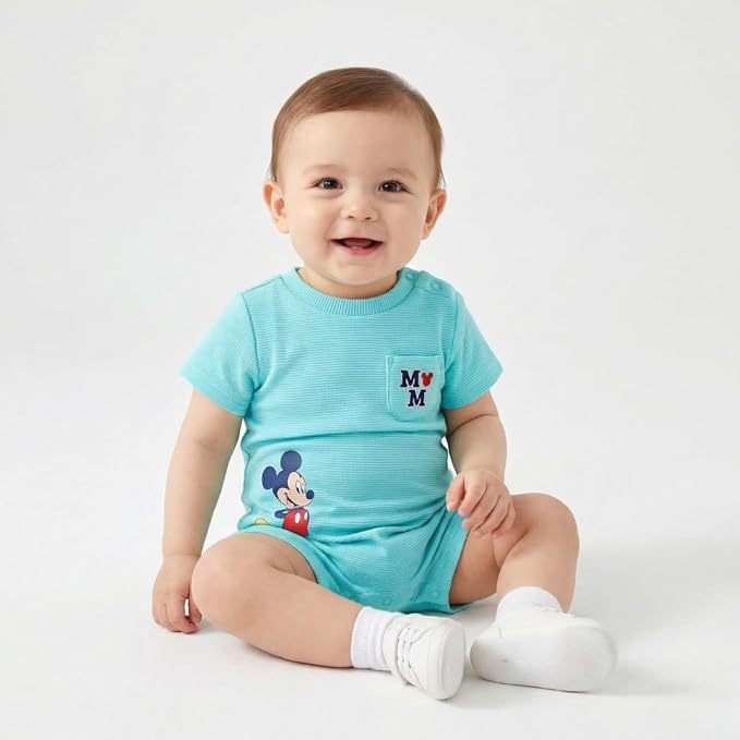 Disney Toy Story Cars Pooh Mickey Baby Boys Romper - Image 5