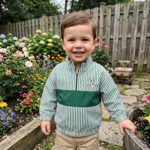 Baby Boy Jacket Toddler Golf Clothes Long Sleeve Lapel Button Down Top Infant - Image 5