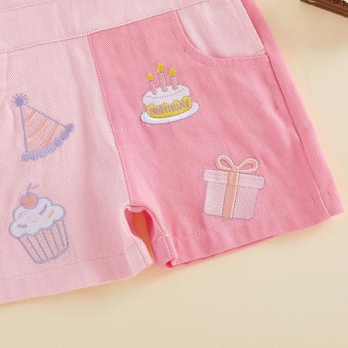 Fernvia Toddler Kids Baby Girl Boy Contrast Color Overalls Shorts Clothes - Image 6