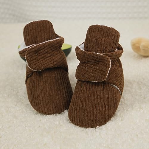 HsdsBebe Unisex Newborn Baby Cotton Booties Non-Slip Sole - Image 3