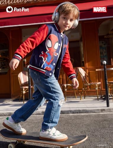 Disney Bomber Jacket Spider Man Marvel Toy Story Cars Varsity Cardigan2-13Y - Image 5