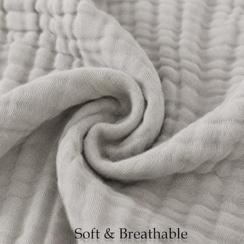 Aablexema Muslin Baby Blanket 6-Layer 43"x43" - Image 3