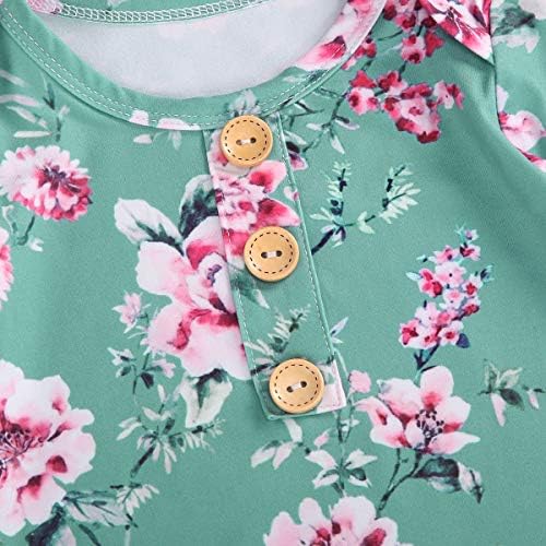 Newborn Baby Girl Floral Sleep Gown Headband Sleepwear Outfit - Image 4