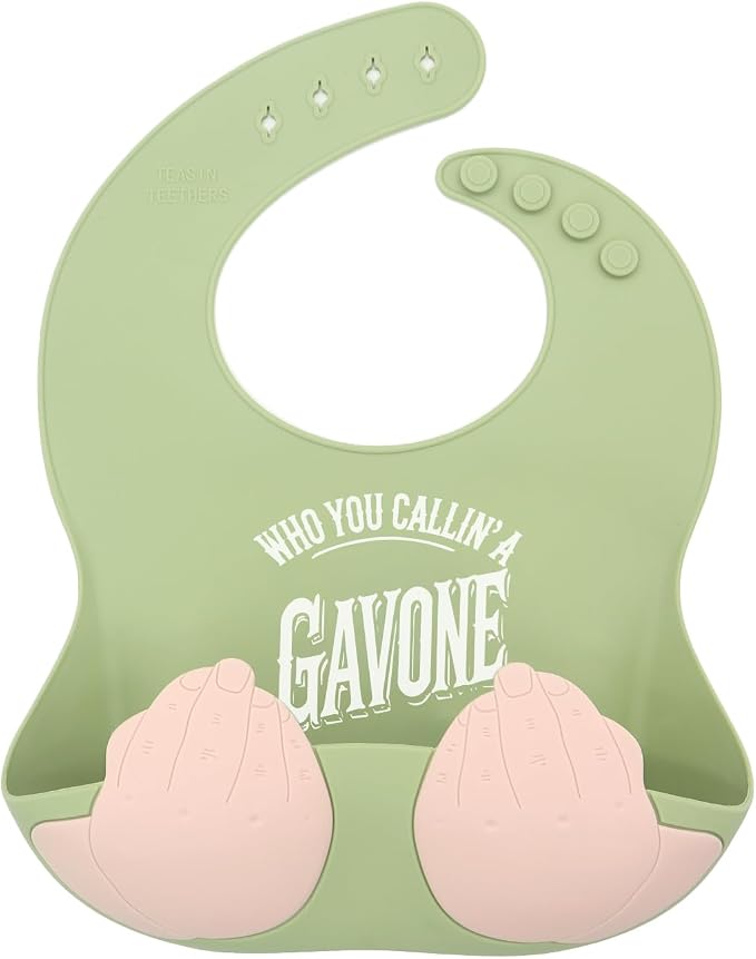 Teasin' Teethers Funny Italian Silicone Baby Bib by Unknown