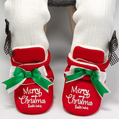 HsdsBebe Unisex Newborn Baby Cotton Booties Non-Slip Sole - Image 2