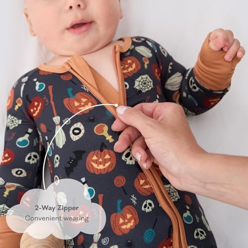 pureborn Baby Sleeper Viscose from Bamboo Zipper Footies Pjs 0-24 Months | - Image 5