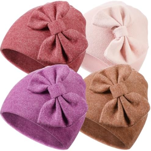 Cuffbow 4 Pcs Preemie Hats Baby Cap by Cuffbow