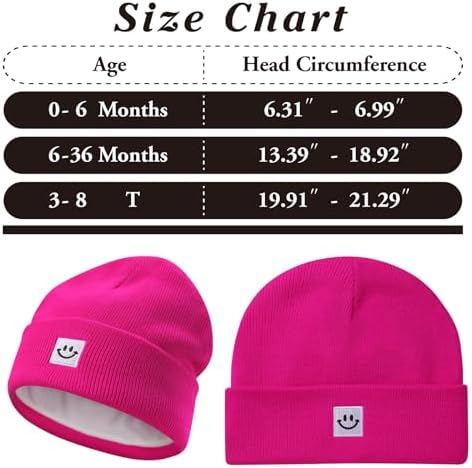 MaxNova 2 Pack Baby Beanie Fleece Lined Knit Toddler Hat - Image 7